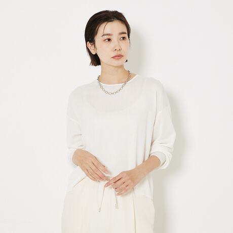 [^ԁF32500040003]*Detail*הԎ̃RbgfނƃiCgݍ킹A悢݂Ɣ̗ǂ˔㎿ȃjbgBVvȂꂽfUCŁA炩Ȏ͂1łB*Coordinate*1łƒĂiȈۂɎdオAWPbgJ[fBK̃Ci[ƂĂBChpc^CgXJ[gƍ킹āAJWALC߂܂ŕLȂ܂B