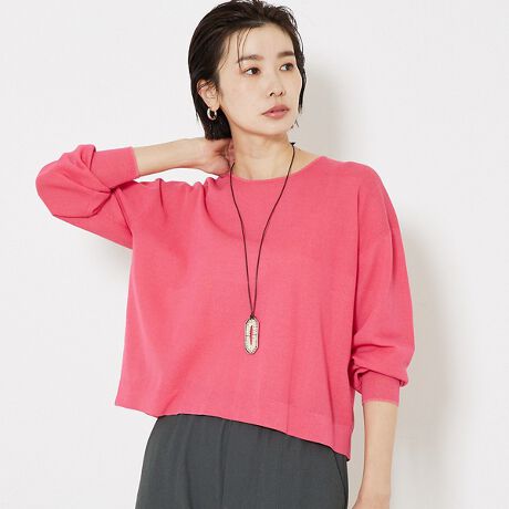 [^ԁF32500040003]*Detail*הԎ̃RbgfނƃiCgݍ킹A悢݂Ɣ̗ǂ˔㎿ȃjbgBVvȂꂽfUCŁA炩Ȏ͂1łB*Coordinate*1łƒĂiȈۂɎdオAWPbgJ[fBK̃Ci[ƂĂBChpc^CgXJ[gƍ킹āAJWALC߂܂ŕLȂ܂B