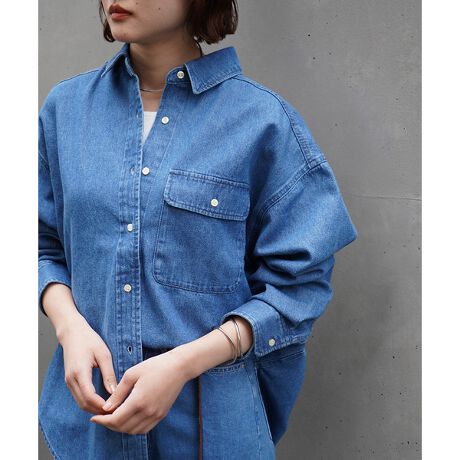 [^ԁF32503010002]*Detail*悢݂̃~hIXfjVćAV[Y܂Œ񂹂閜\ACeBȂ₩ȃfjfނAl̏ɂӂ킵iȃJWAoBVvȂꂽfUCŁA肰ȂȂꂽ͋CvXB*Coordinate*LC߃pcƍ킹΁AJWAȂl̃X^CɁB^bNpcƍ킹΁A炵_炩vXBDƂTVc^Ngbv̏ɏd˂΁At炵y₩ȃC[hR[fB