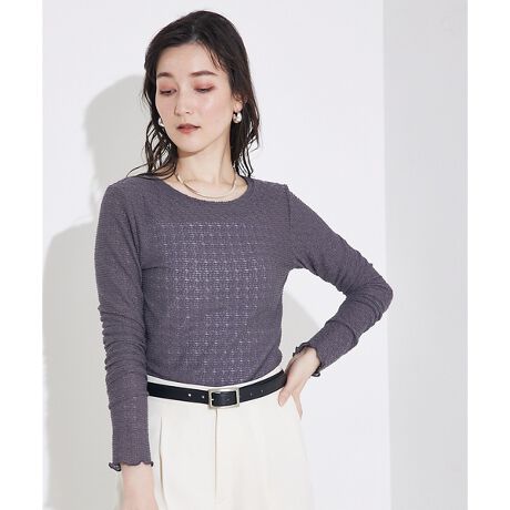 [^ԁF32503020001]*Detail*ق̂蓧̂WJ[hjbgfނŁAiȔoBEdグ炵ANZgɁBꖇłAC[hłf閜\Ci[łB*Coordinate*WPbg̃Ci[ɍ킹āAƊƏ炵𗼗BVA[ȑfފt炵y₩o܂Bʋ΃R[fɂgiȃANZgɁB