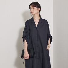 カリテ(qualite)のダンプシャツワンピース