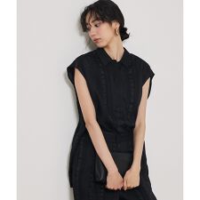 【セットアップ対応】キュプラストライプスキッパーシャツ