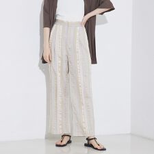 【セットアップ対応】キュプラストライプパンツ