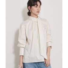 【Can Cam掲載】タフタボウタイブラウス/ボウタイ取り外し可能