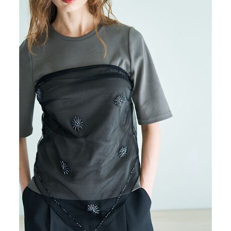 [^ԁF32510060001]*Detail*IWĩrW[hJ{؂₩ȃXJ[tBɊAɊArX`FƂĂAW݁BhJ1{ƗĂAr[YCɊOȂSdlB*Coordinate*VvTVcɏd˂āAgĥrX`FX^CɁBubNIׂ΁A[hŃVbNȈۂɎdオ܂BuE͂炩A炵vXĂ܂BTCYF񓙕ӎOp`i124.4cm ~ 88cmj