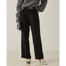 【セットアップ対応】センタープレスストレートパンツ【予約】