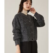 【前後で着回し可能】2WAYラメニットカーディガン