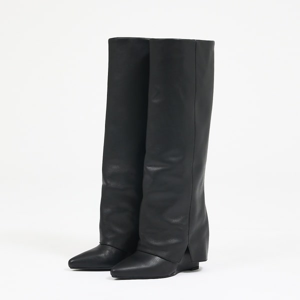 【REMME】カバーロングウェッジ/ロングブーツ