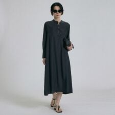 【接触冷感】フィブリルシャツワンピース【予約】