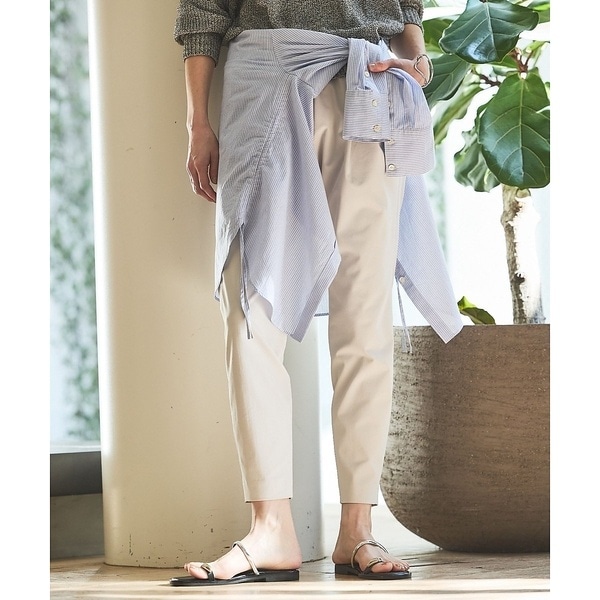 qualite（カリテ）　2WAYストレッチタックパンツ 愛され続ける名品パンツ！新色追加】2WAYストレッチタックパンツ
