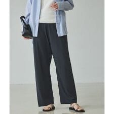 【接触冷感・セットアップ対応】レーヨンストレッチニットパンツ【予約】