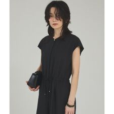 【接触冷感】リネンブレンドドロストオールインワン【予約】