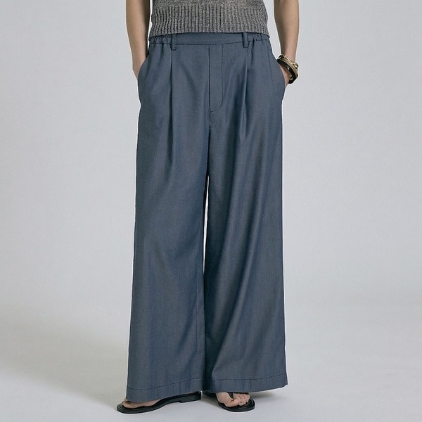 【接触冷感＆セットアップ対応】ライトデニムパンツ【予約】