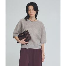 リネンブレンドニットプルオーバー | カリテ(qualite) | マルイウェブ 