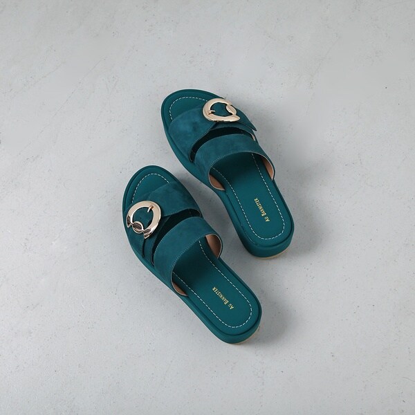 オゥ バニスター（Au BANNISTER）/メタルバックル厚底サンダル メタルバックル厚底サンダル | オゥ バニスター(Au BANNISTER