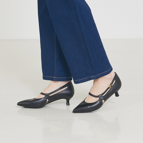 40周年】【Betty Smith別注】コラボホールヒールパンプス | オゥ