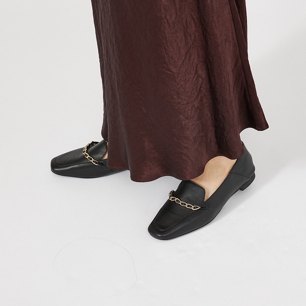 オゥ バニスター（Au BANNISTER）/バブーシュビットモカスクエアローファー バブーシュビットモカスクエアトゥ ローファー | オゥ バニスター(Au