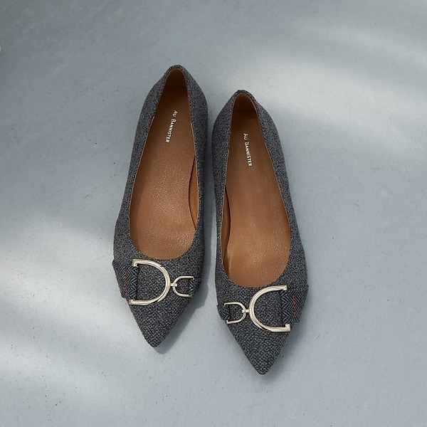 オゥ バニスター（Au BANNISTER）/モチーフ付きフラットパンプス モチーフ付きフラットパンプス | オゥ バニスター(Au BANNISTER