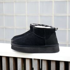 ●【MEI(メイ)】ムートン厚底ブーツ