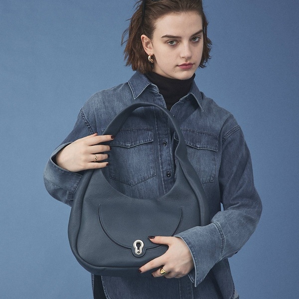 Hoval/ソフトレザーホーボバッグ | ロウェル シングス(LOWELL Things