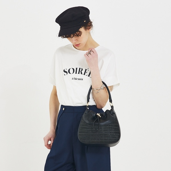 Legacy/レザー×異素材ミニショルダー SUMMER BAG | ロウェル Legacy/レザー×異素材ミニショルダー SUMMER BAG | ロウェル