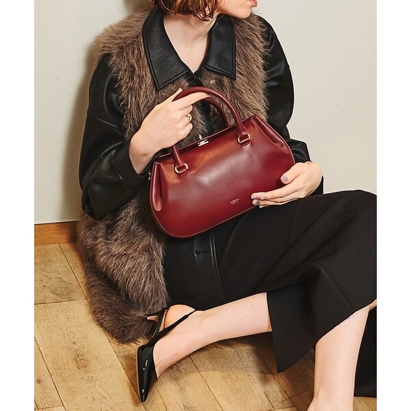 InRed掲載】Trench/エナメルレザーフラップショルダーBAG InRed掲載】Trench/エナメルレザーフラップショルダーBAG