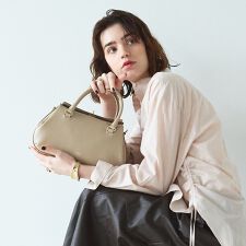 【新色追加】Ronde/レザー2WAYショルダーバッグ