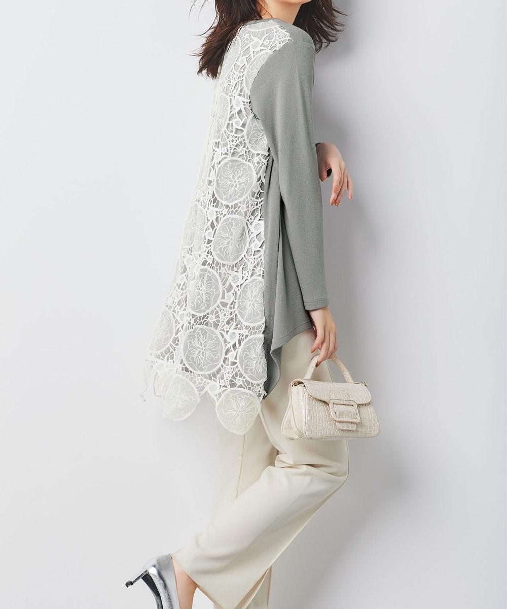 ラナン（Ranan）/バックレース使いニットソーチュニック バックレース使いニットソーチュニック | ラナン(Ranan) | マルイ