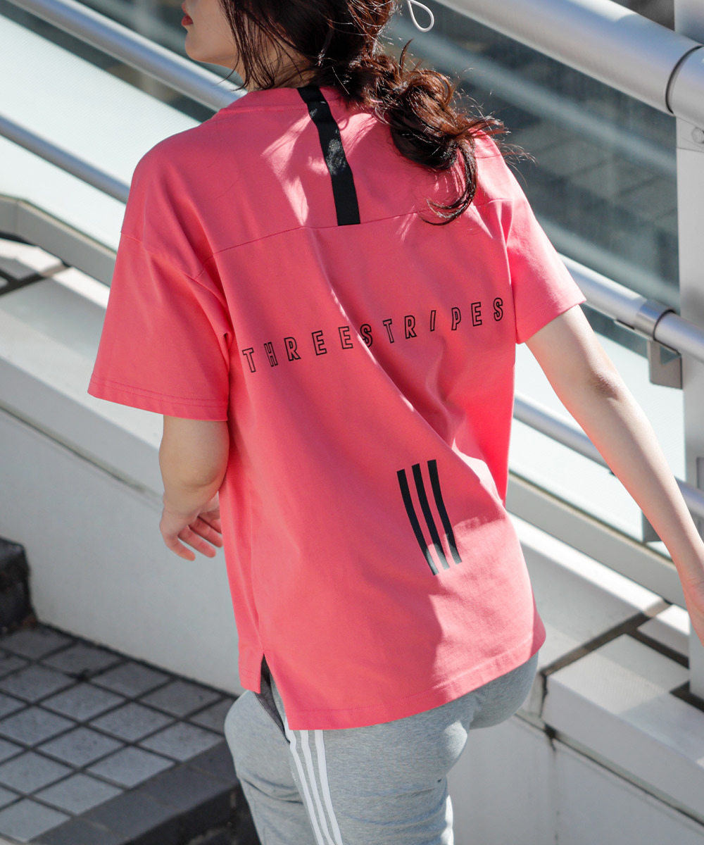 ａｄｉｄａｓ＞Ｔシャツスリーストライプ | ラナン(Ranan) | 718467