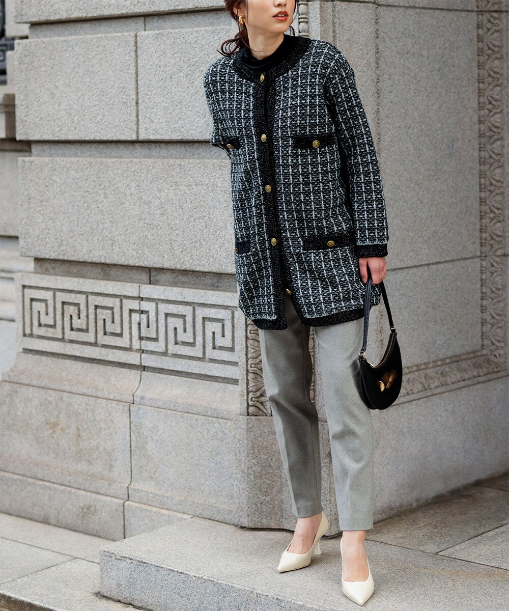 ≪JAPAN FABRIC≫ 2WAYシャギーウールロングコート | オペーク