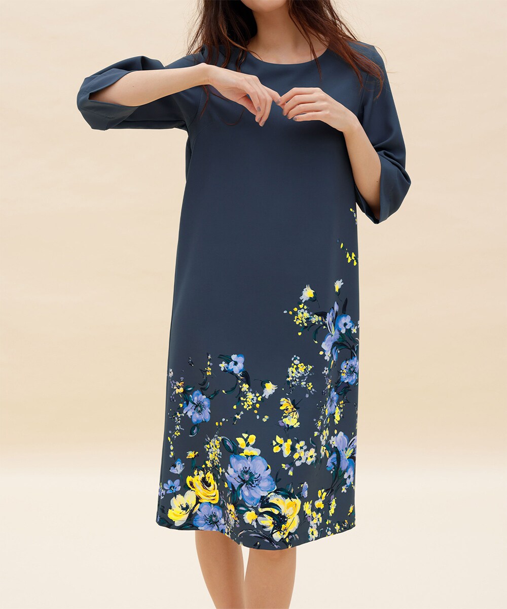 ラナン（Ranan）/花柄サックワンピース 花柄サックワンピース | ラナン(Ranan) | マルイウェブチャネル