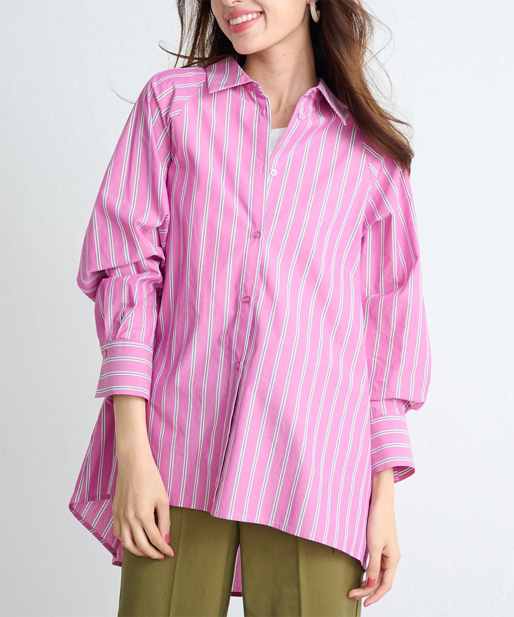 ストライプデザインシャツ | ラナン(Ranan) | マルイウェブチャネル