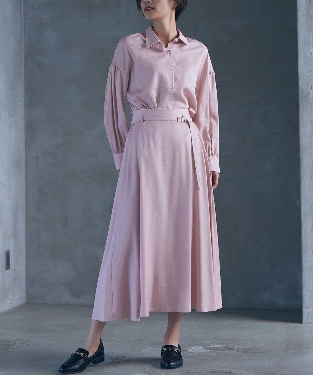 ウエスト総ゴム／セットアップ／単品使いOK◎】ベスト＋ストレート