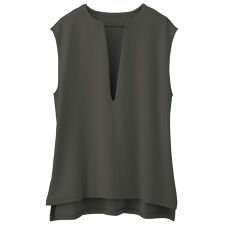 アンチピリング！きれい見せ深Ｖネックベス