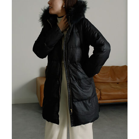 リアルファー付ダウンコート