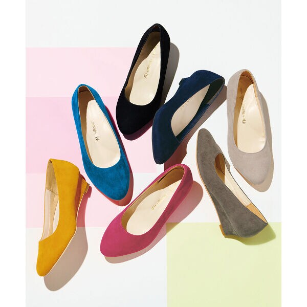 かっこいいお仕事ローヒールパンプス