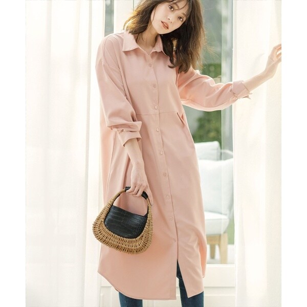 ウエストタックデザインシャツワンピース | ラナン(Ranan) | マルイ