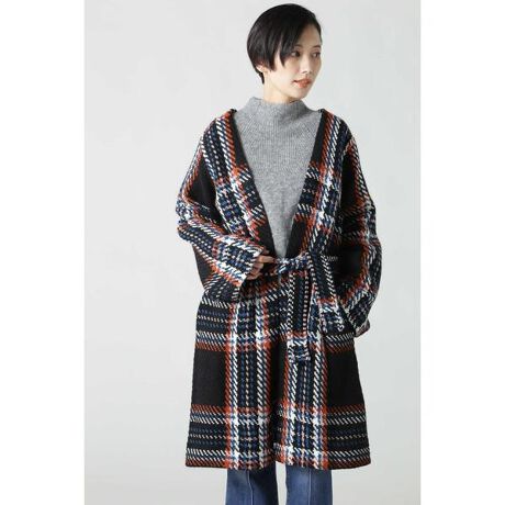 チェックガウンコート ローズバッド Rose Bud ファッション通販 マルイウェブチャネル