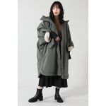 リサイクルナイロンパディングポンチョ|詳細画像