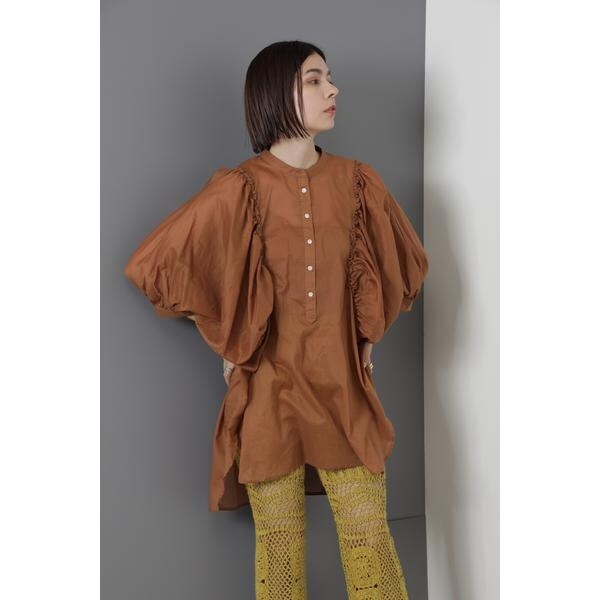 ROSEBUD CREOLME バイカラーレースチュニック トップスローズバッド
