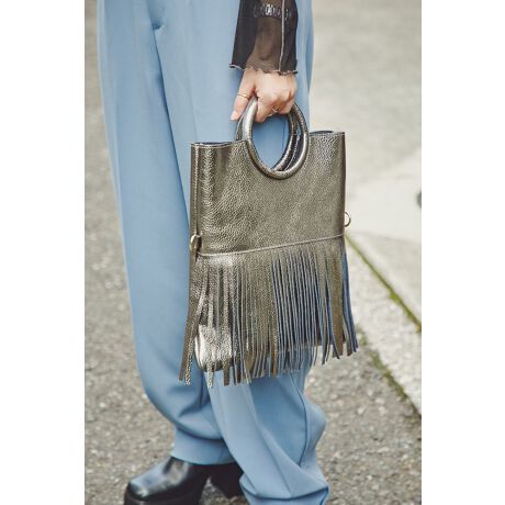 Web限定 サークルハンドルフリンジショルダーバッグ ローズバッド Rose Bud ファッション通販 マルイウェブチャネル