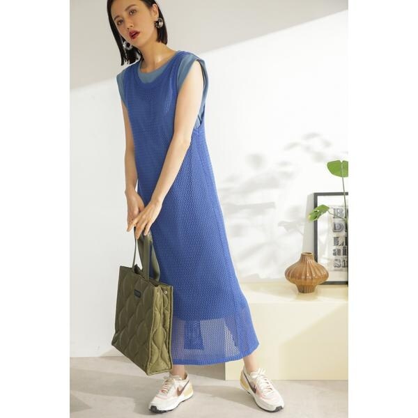 ローズバット　メッシュニットワンピース メッシュニットワンピース | ローズバッド(ROSE BUD) | マルイ