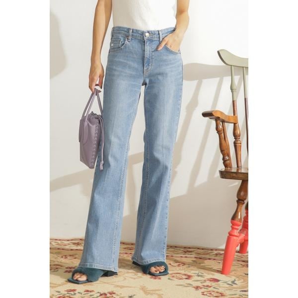 GENE HEAVENS)バミューダ ハーフ デニム パンツ／ローズバッド（ROSE