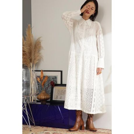 パッチワークレースワンピース | ローズバッド(ROSE BUD) | マルイ  