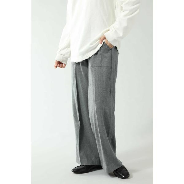 WOOL SIDE LINE WIDE PANTS | ローズバッド(ROSE BUD) | 6009230037