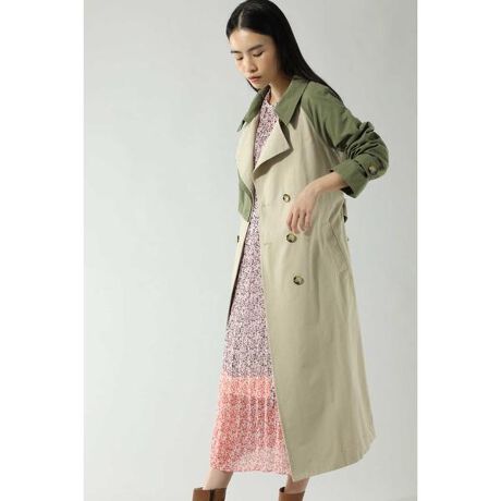 配色トレンチコート ローズバッド Rose Bud ファッション通販 マルイウェブチャネル To519 085 02 01 配色トレンチコート ローズバッド Rose Bud ファッション通販 マルイウェブチャネル To519 085 02 01