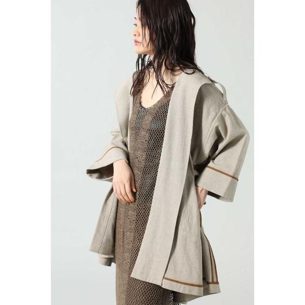 ROSEBUD CREOLME バイカラーレースチュニック トップスローズバッド