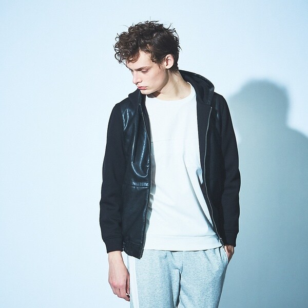 5351 POUR LES HOMMESコンビネーションパーカーアバハウス