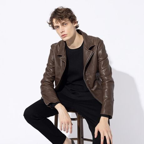 限定カラー】セミダブル レザージャケット | 5351プール・オム  