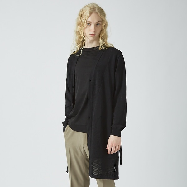 5351プール・オム（5351POUR LES HOMMES）/綿ニット ロング カーディガン 綿ニット ロング カーディガン | 5351プール・オム(5351POUR LES